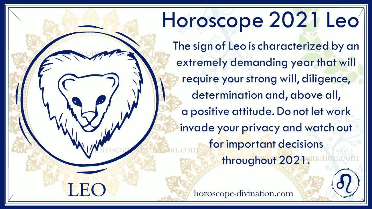 horoscope Leo 2021