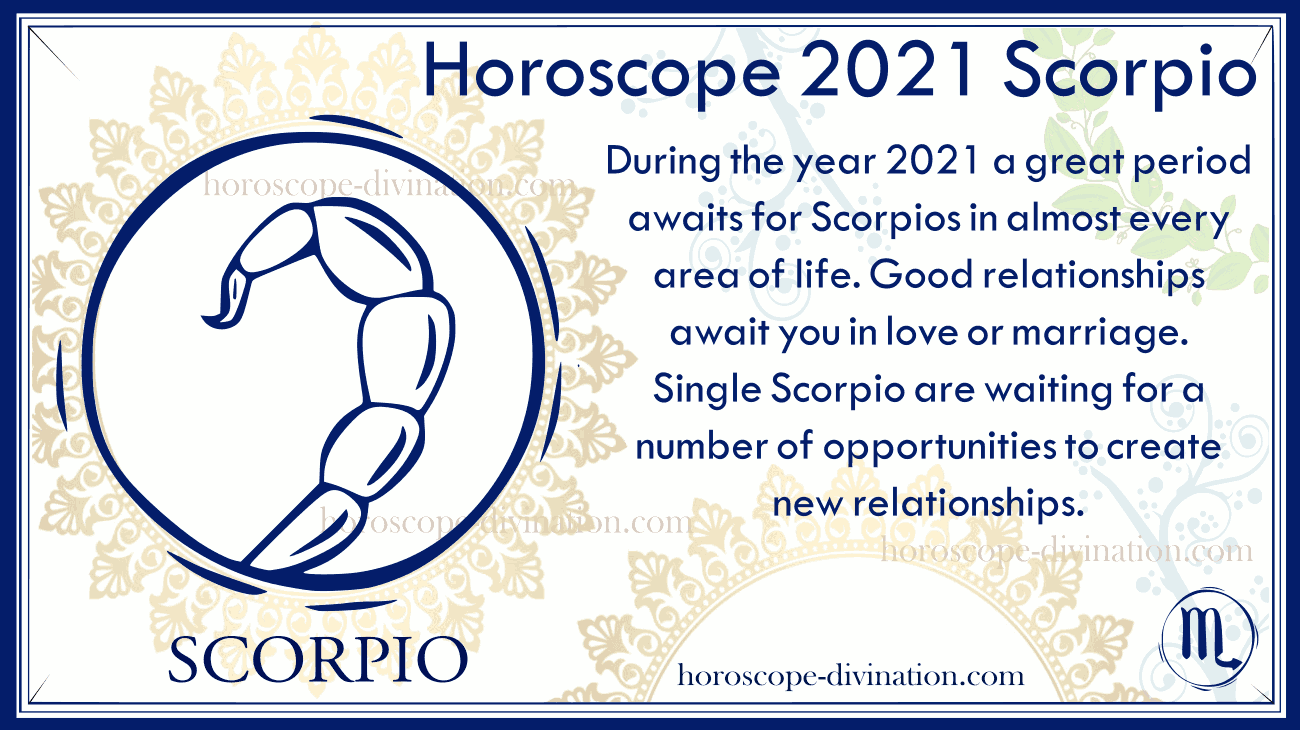 love horoscope Scorpio 2021