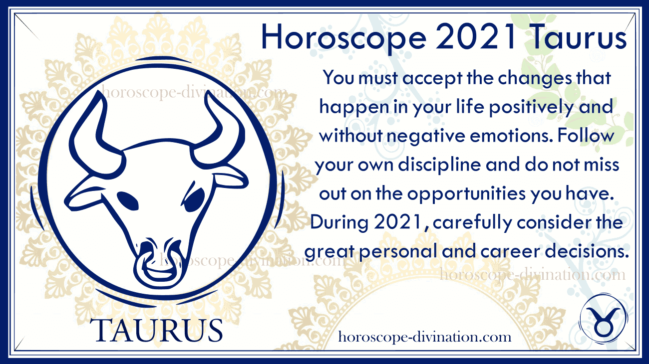 horoscope 2021 Taurus