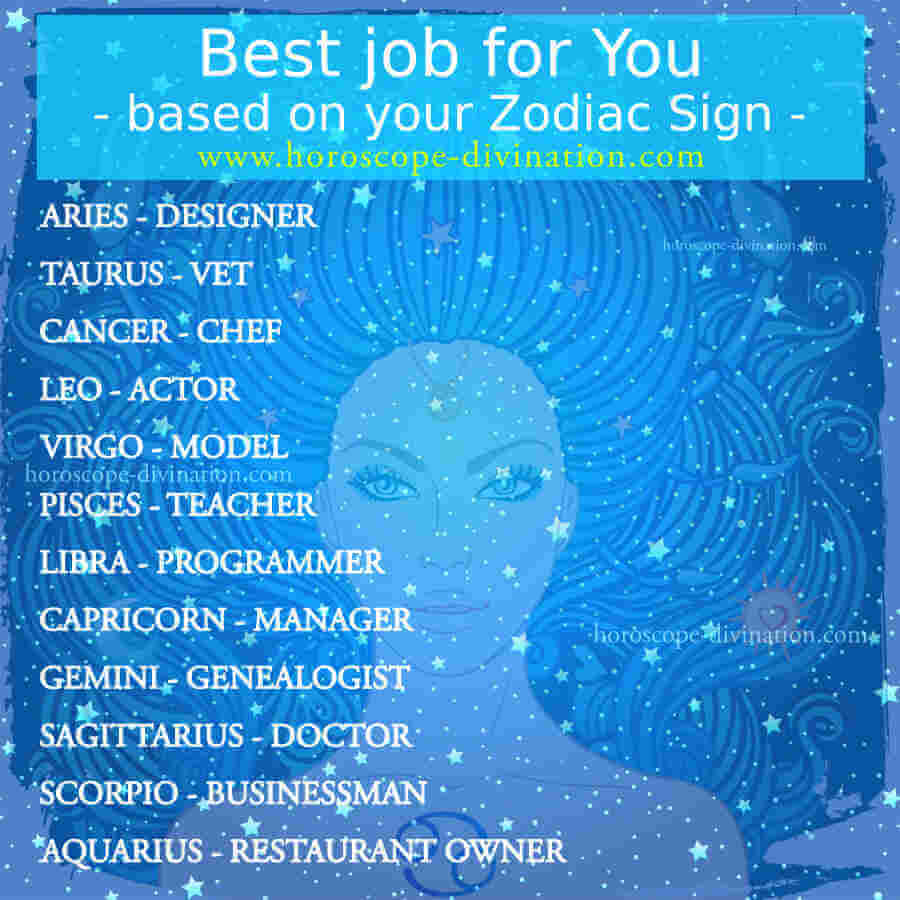 best job based on zodiac sign